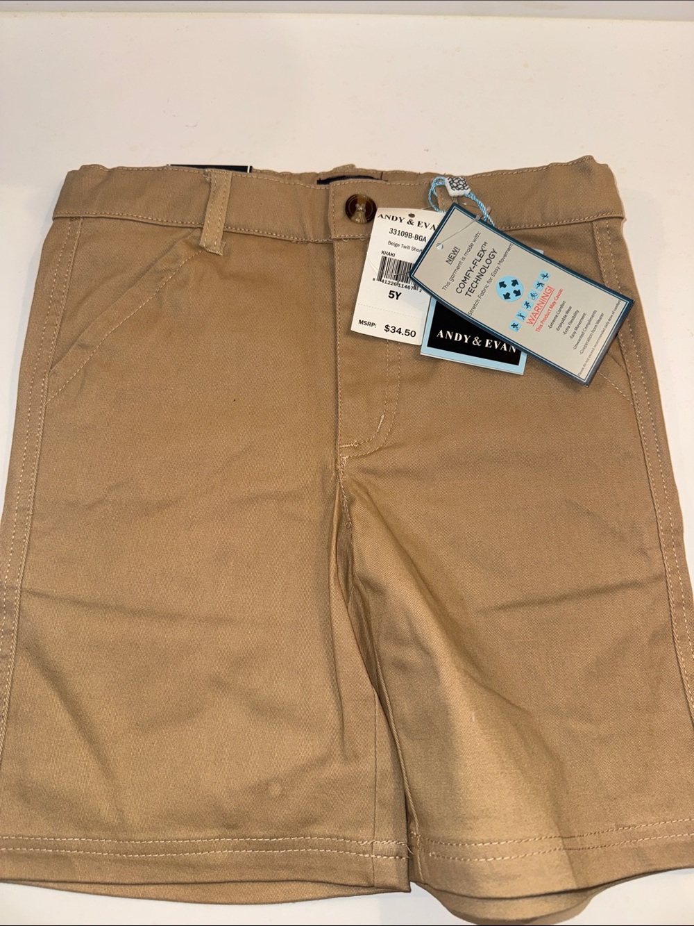 Andy & Evan Tan Chino Shorts